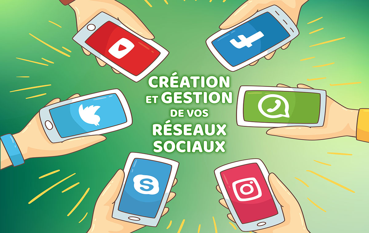 Réseaux Sociaux - Ic4 Communication Print & Web - Dieppe 76200